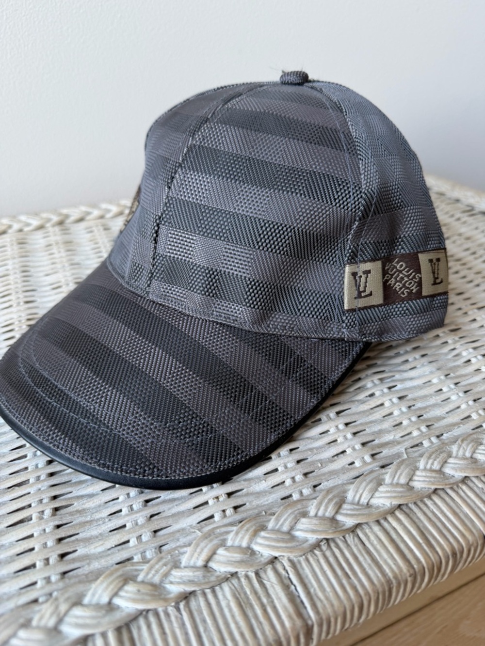 Louis Vuitton Brown and Gray Checkered Baseball Cap - Picture 9 of 9
